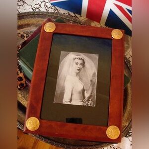 Rare Vintage FENDI Picture Photo Art FRAME Home Decor Designer Design Accessory